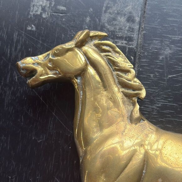 Vintage brass horse - Picture 3 of 8